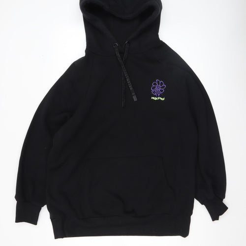 Dunnes Stores Women's Black Medium Pullover Hoodie Graphic Print