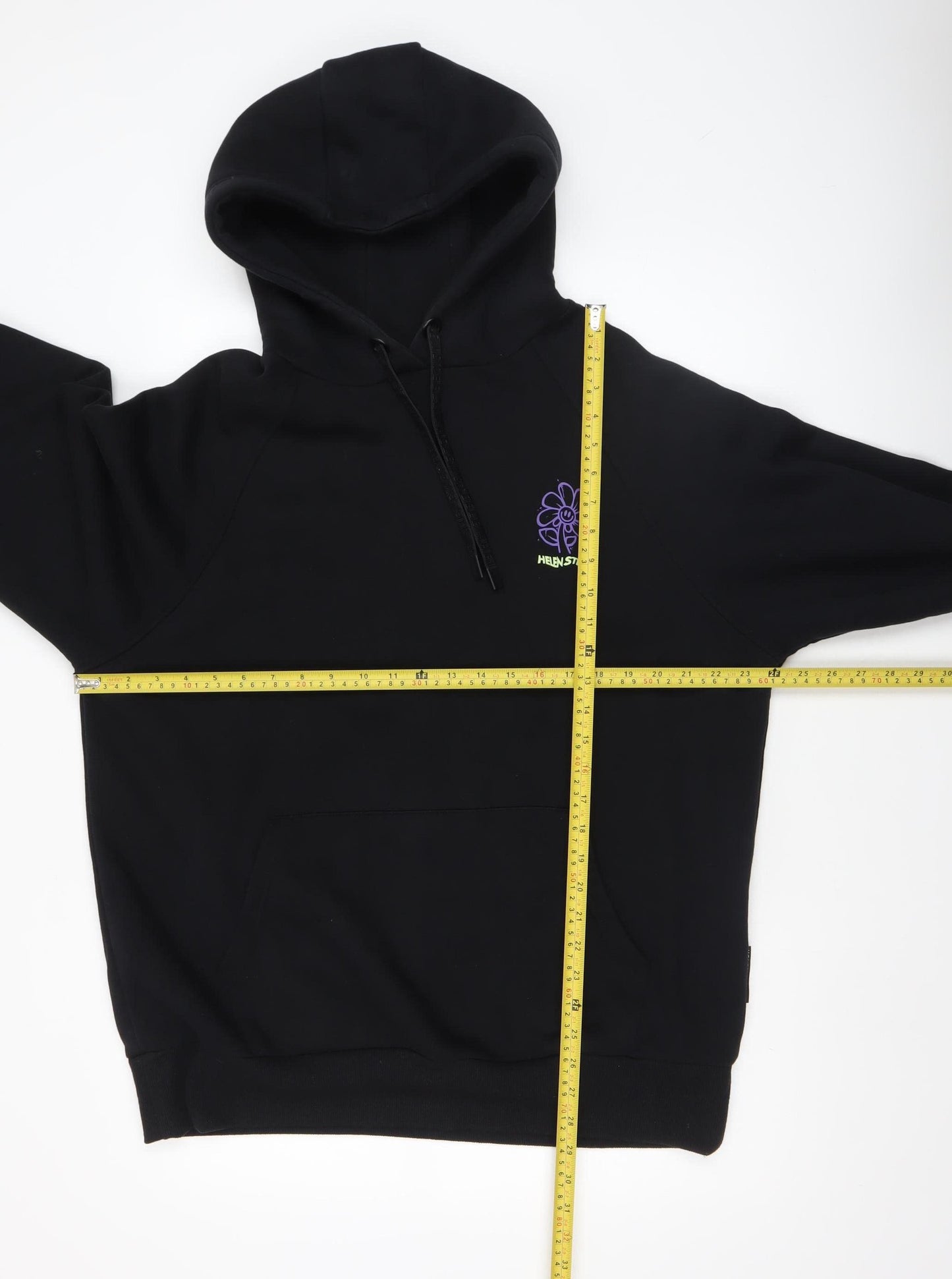 Dunnes Stores Women's Black Medium Pullover Hoodie Graphic Print
