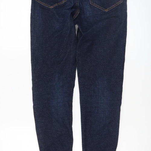 AllSaints Women’s Blue Grace Skinny Jeans W27 Mid Rise Denim