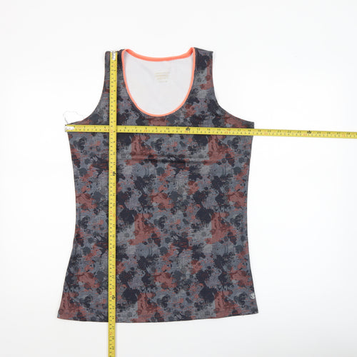 Dunnes Stores Womens Multicoloured Stretch Tank Top Size 12