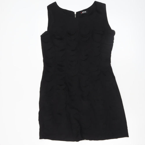 Morgan Women’s Black Sleeveless Bodycon Short Dress Size 10