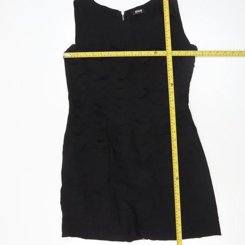 Morgan Women’s Black Sleeveless Bodycon Short Dress Size 10
