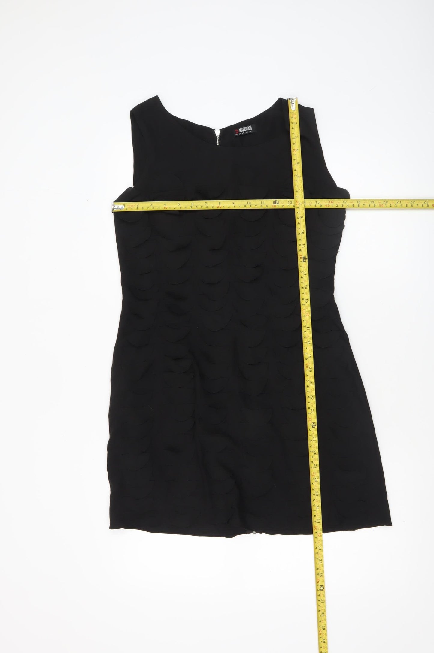 Morgan Women’s Black Sleeveless Bodycon Short Dress Size 10