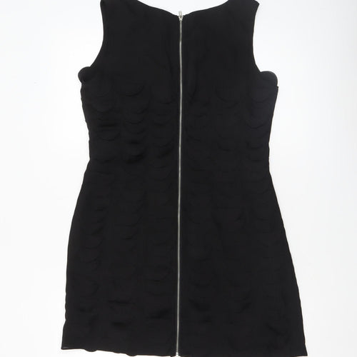 Morgan Women’s Black Sleeveless Bodycon Short Dress Size 10