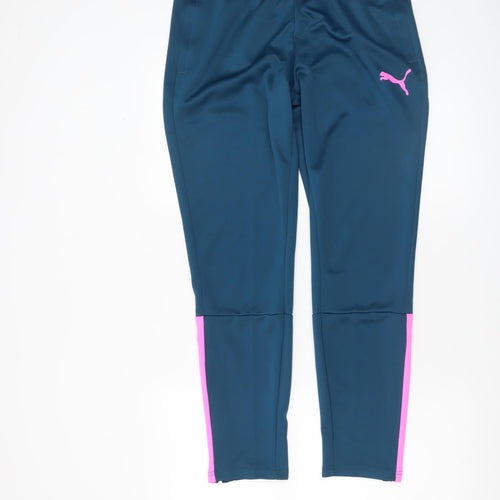 Puma Men’s Blue Jogger Tapered Trousers Medium Breathable