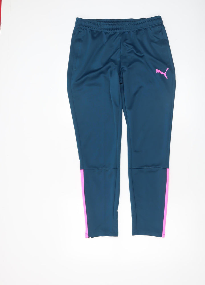 Puma Men’s Blue Jogger Tapered Trousers Medium Breathable