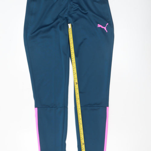 Puma Men’s Blue Jogger Tapered Trousers Medium Breathable