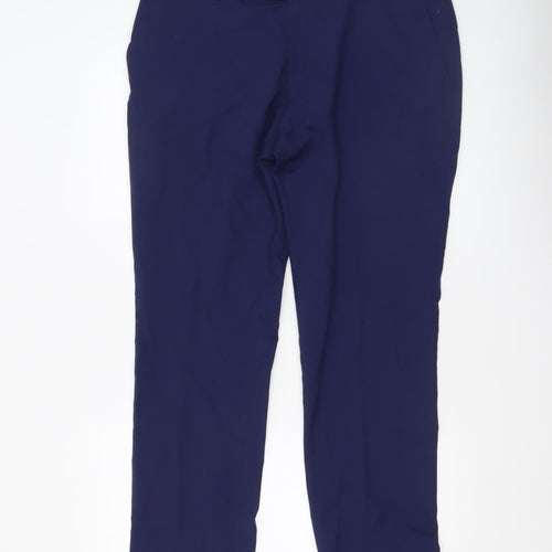Next Men's Blue 36W 29L Polyester Blend Dress Trousers