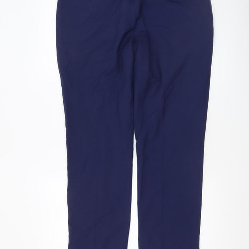 Next Men's Blue 36W 29L Polyester Blend Dress Trousers