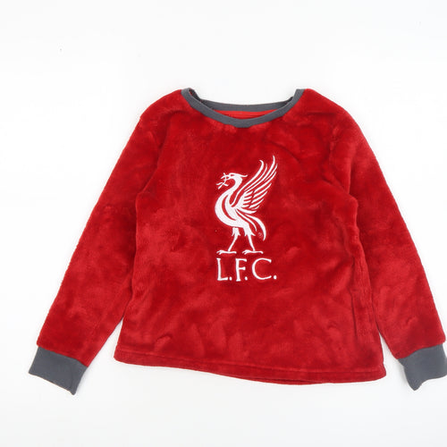 Dunnes Stores Boys Red L.F.C. Fleece Pyjama Top 8-9 Years