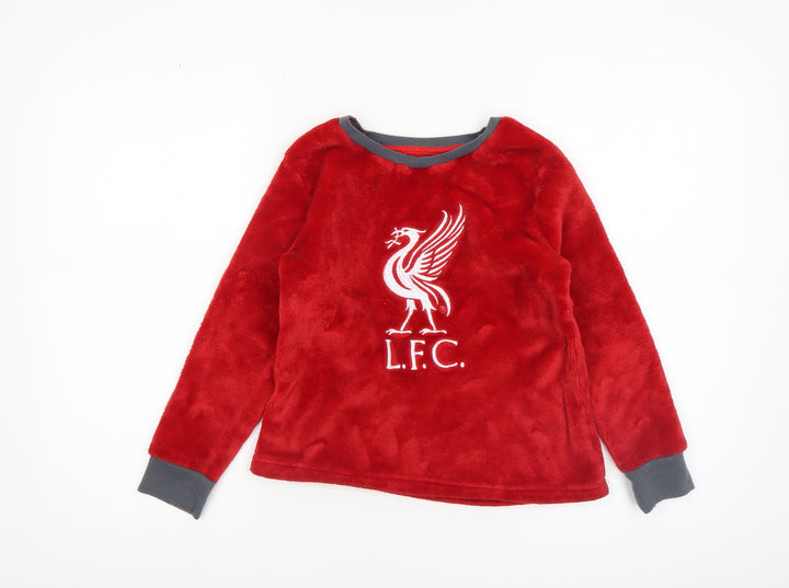 Dunnes Stores Boys Red L.F.C. Fleece Pyjama Top 8-9 Years