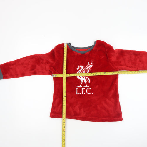 Dunnes Stores Boys Red L.F.C. Fleece Pyjama Top 8-9 Years