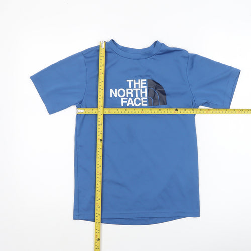 The North Face Boys Blue Short Sleeve Polyester Active T-Shirt Size 10