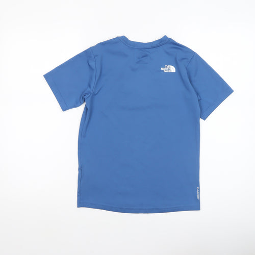 The North Face Boys Blue Short Sleeve Polyester Active T-Shirt Size 10