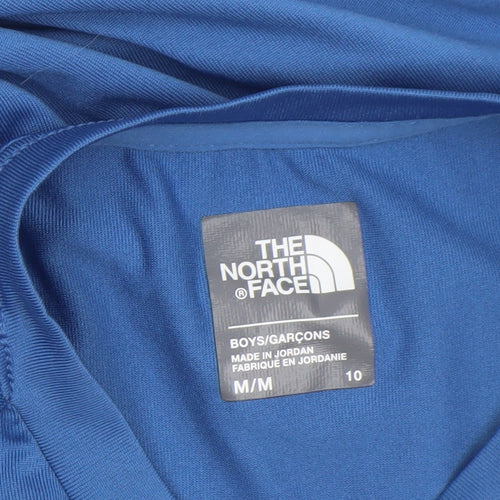 The North Face Boys Blue Short Sleeve Polyester Active T-Shirt Size 10