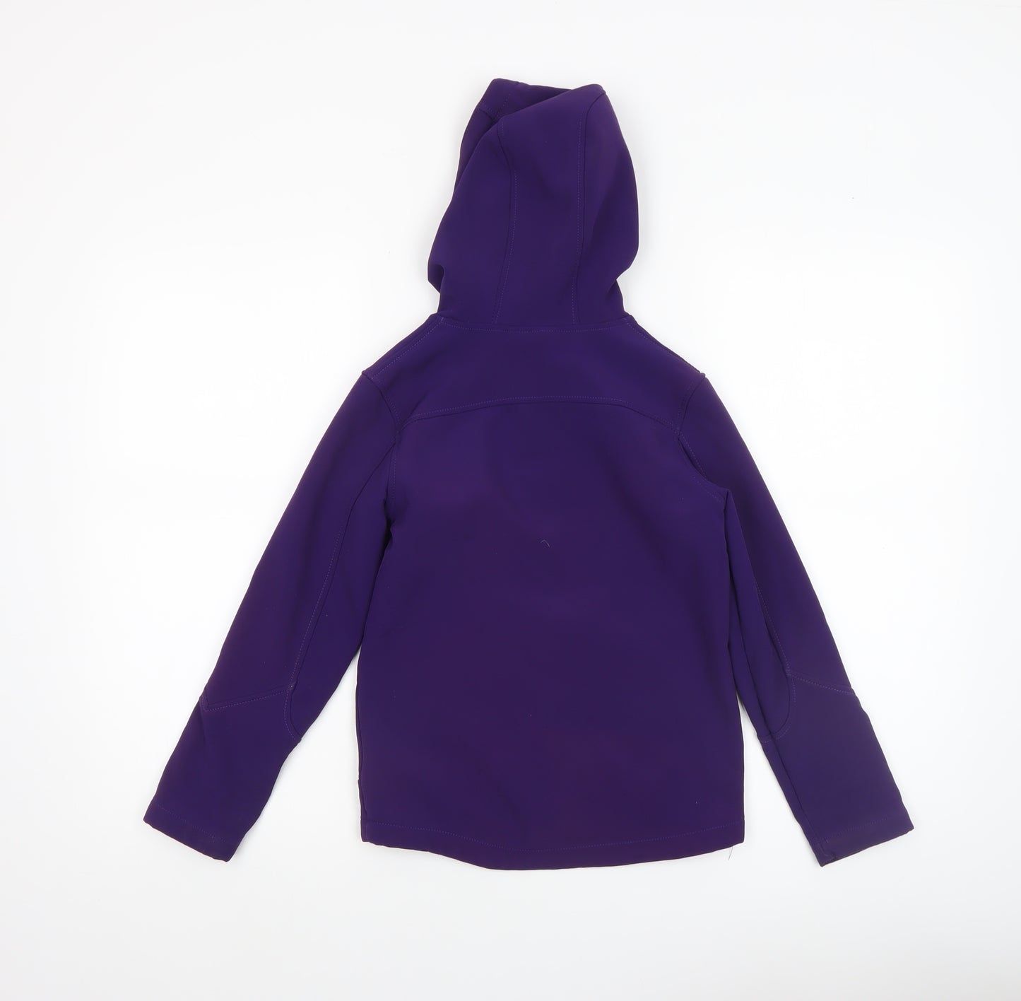 Mountain Warehouse Girls Purple Hooded Softshell Jacket 7-8 Years