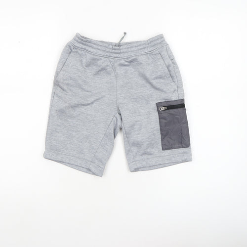 The North Face Boys Grey Fleece Sweat Shorts Size L Activewear