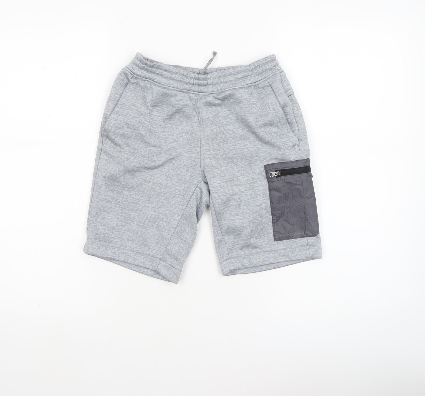 The North Face Boys Grey Fleece Sweat Shorts Size L Activewear