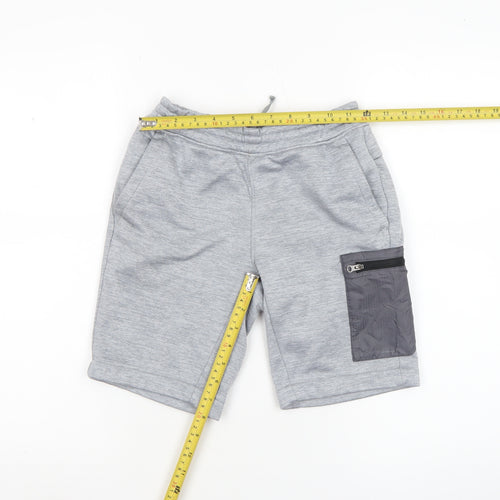 The North Face Boys Grey Fleece Sweat Shorts Size L Activewear