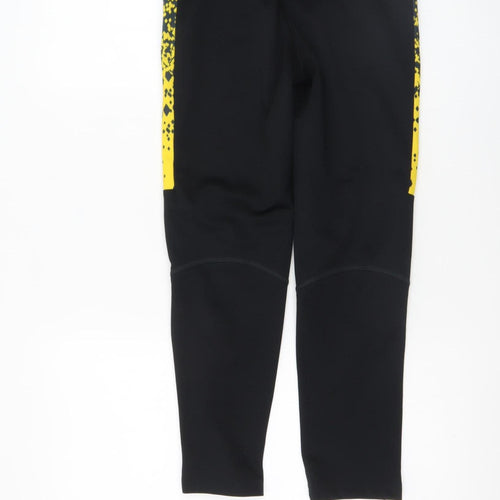 Nike Boys Black Dri-FIT Jogger Trousers 10-12 Years Quick Dry Activewear