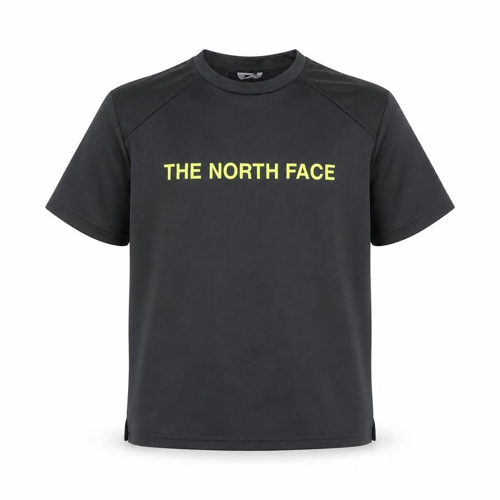 The North Face Boys Black Short Sleeve Active T-Shirt L Lightweight