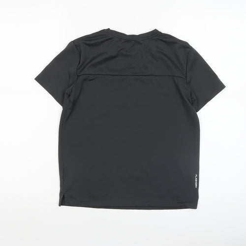 The North Face Boys Black Short Sleeve Active T-Shirt L Lightweight