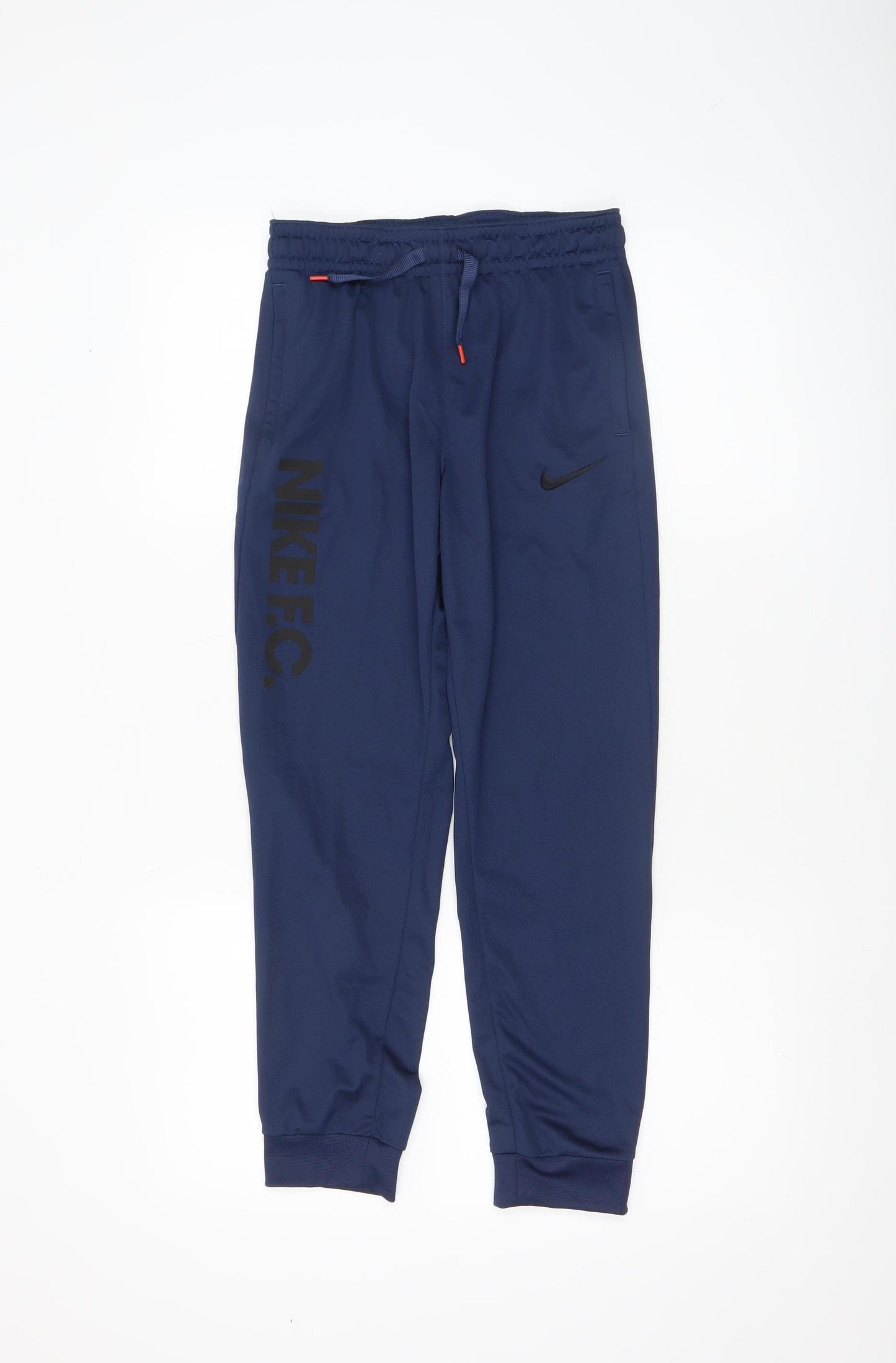 Nike Boys Blue Dri-FIT Jogger Trousers 13-14 Years Football Pants
