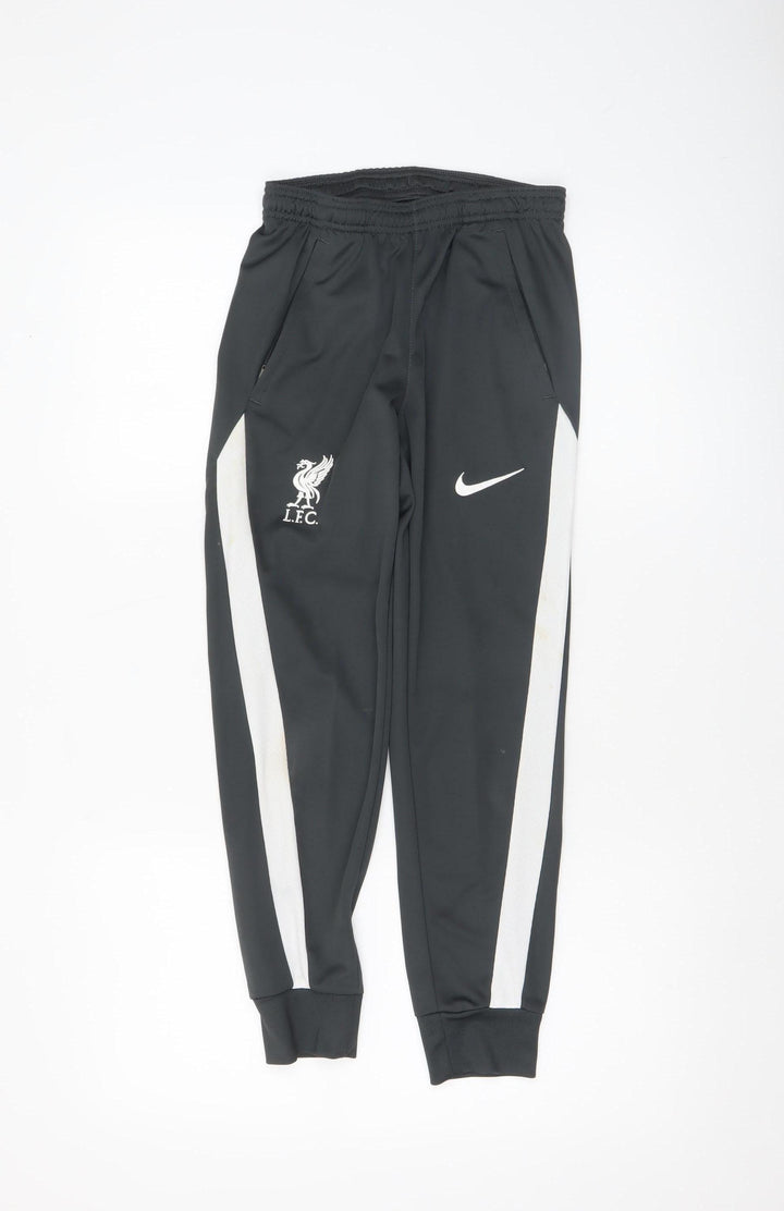 Nike Boys Black Liverpool FC Dri-Fit Track Pants 10-11 Years