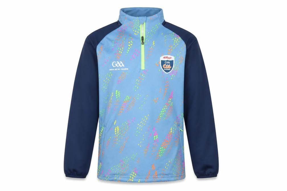 Masita Boys Blue 1/4 Zip Long Sleeve Sports Pullover Top 4 Years