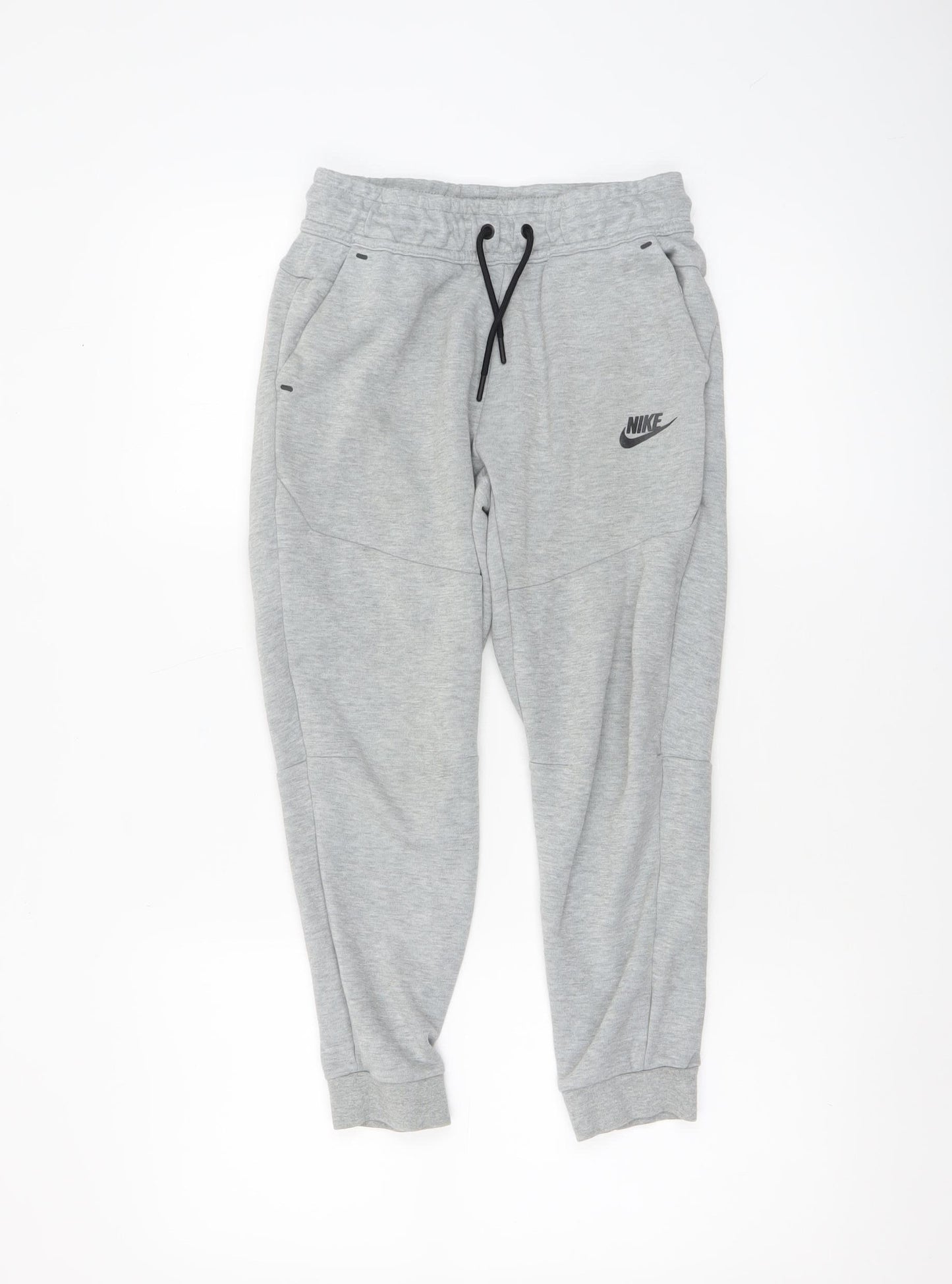 Nike Boys Grey Jogger Trousers M Regular Fit Sports Sweatpants