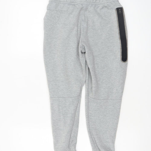 Nike Boys Grey Jogger Trousers M Regular Fit Sports Sweatpants