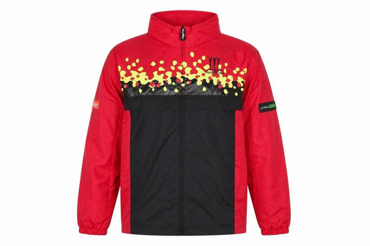 Front view of George Men’s Red Windbreaker XXS Manchester 2002 Lightweight Jacket