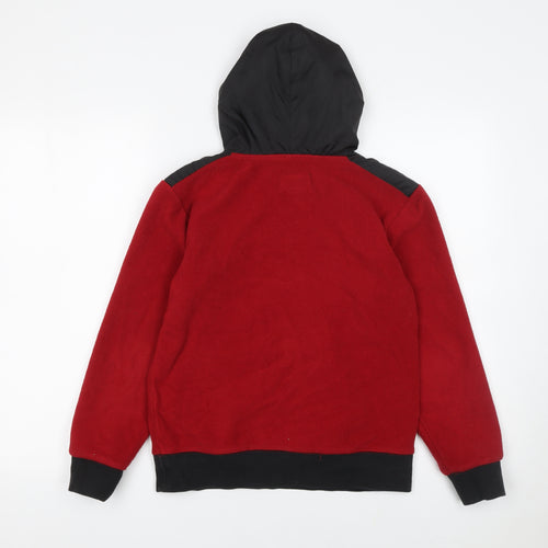Nike Boys Red Fleece Pullover Hoodie 10-12 Years Jordan Jumpman Logo