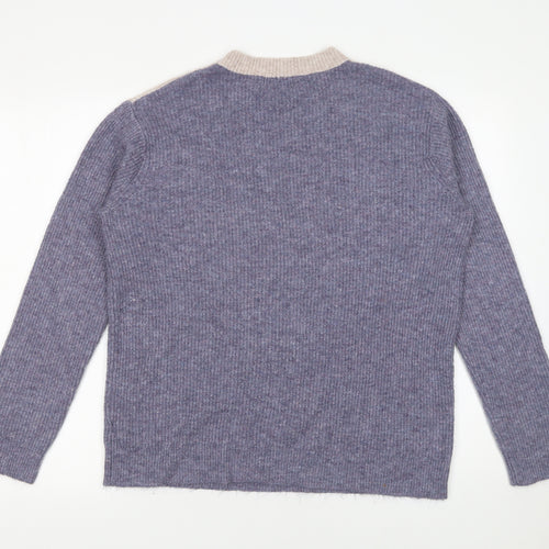 Papaya Women’s Multicoloured Crew Neck Knit Jumper Size M