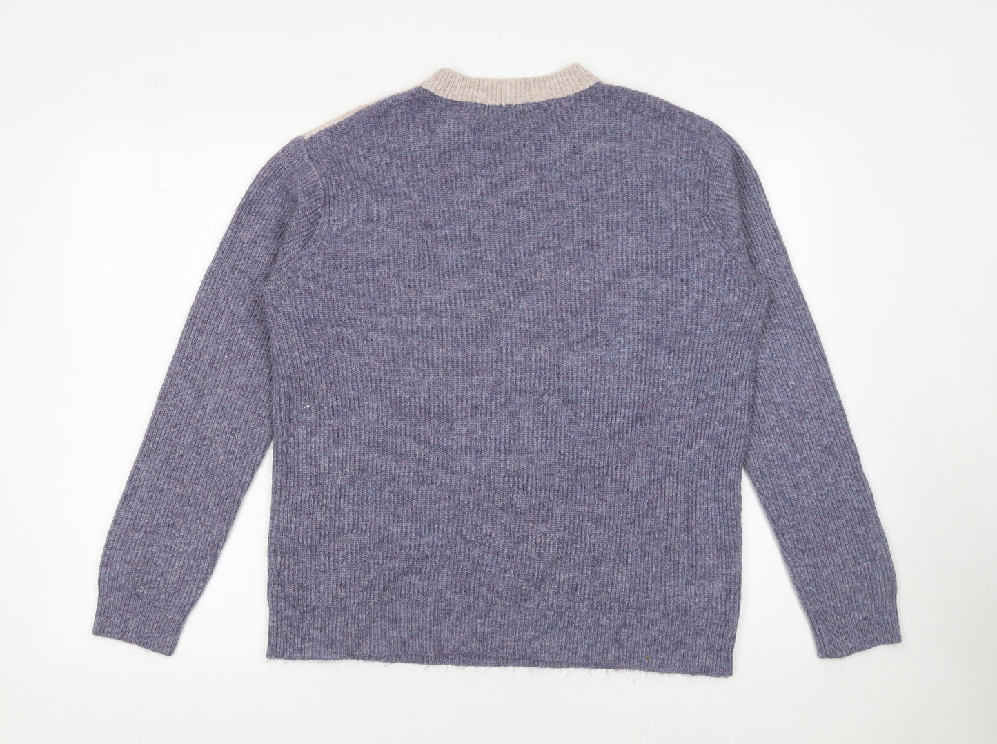 Papaya Women’s Multicoloured Crew Neck Knit Jumper Size M