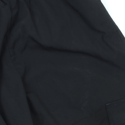 McKenzie Boys Black Cargo Trousers 14 Years Elastic Waist Joggers