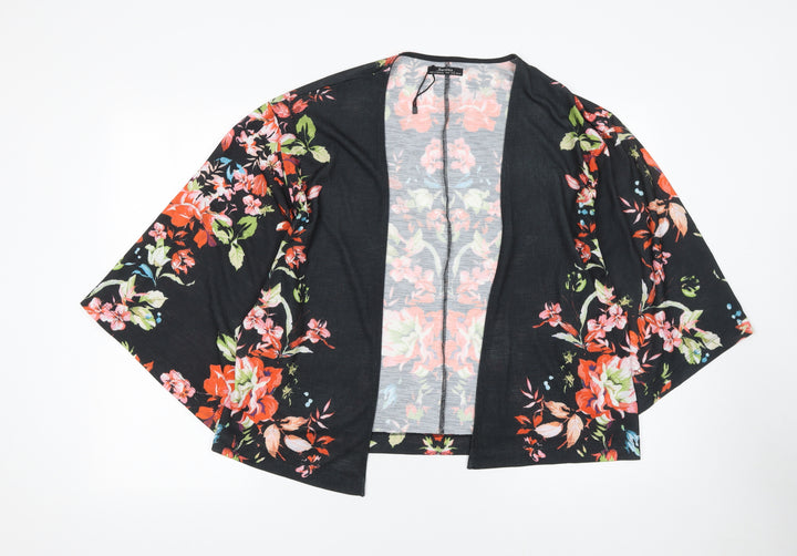Bershka Womens Multicoloured Floral Kimono Blouse M