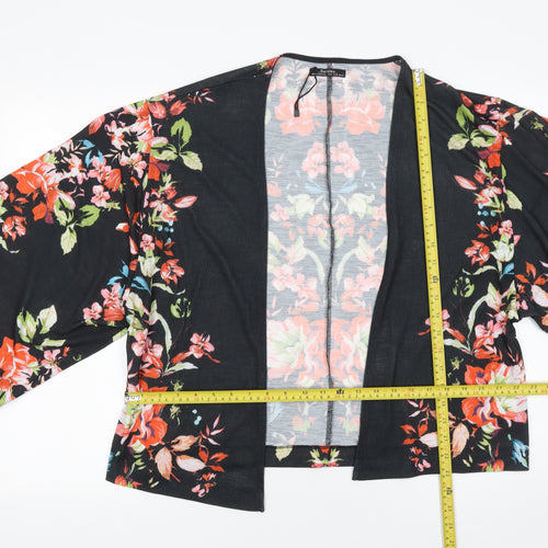Bershka Womens Multicoloured Floral Kimono Blouse M