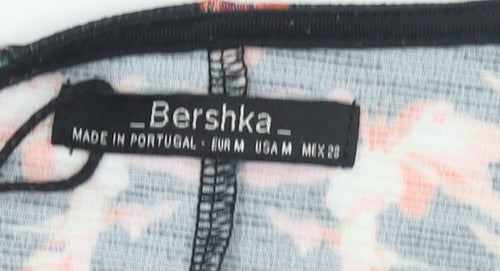 Bershka Womens Multicoloured Floral Kimono Blouse M