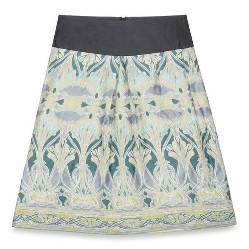 CCDK Copenhagen Women’s Multicoloured Silk A-Line Skirt Size 10