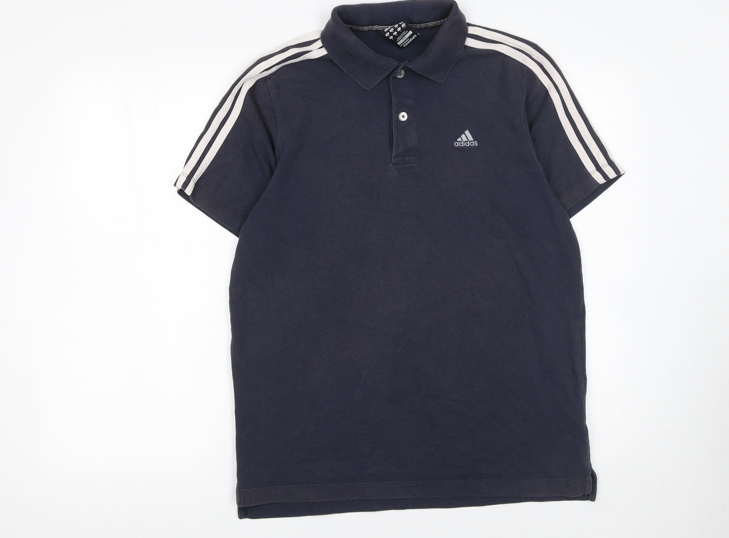 Adidas Men’s Blue Clima365 Polo Shirt Size M Cotton Blend Sportswear