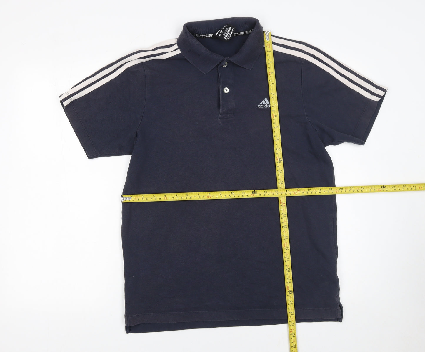 Adidas Men’s Blue Clima365 Polo Shirt Size M Cotton Blend Sportswear
