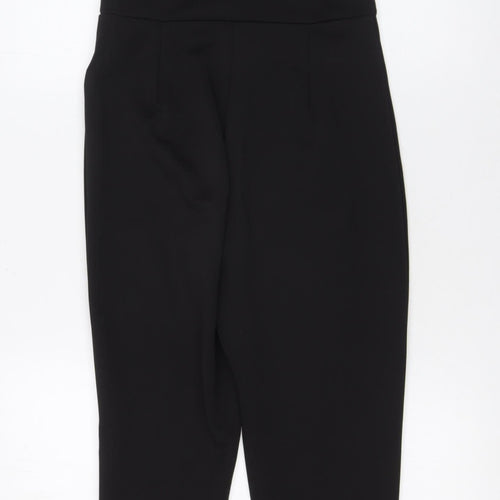 Boohoo Women’s Black Beige Colourblock Sleeveless Jumpsuit Size 8