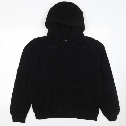 Brave Soul Women’s Black Pullover Hoodie L Soft Fleece Casual