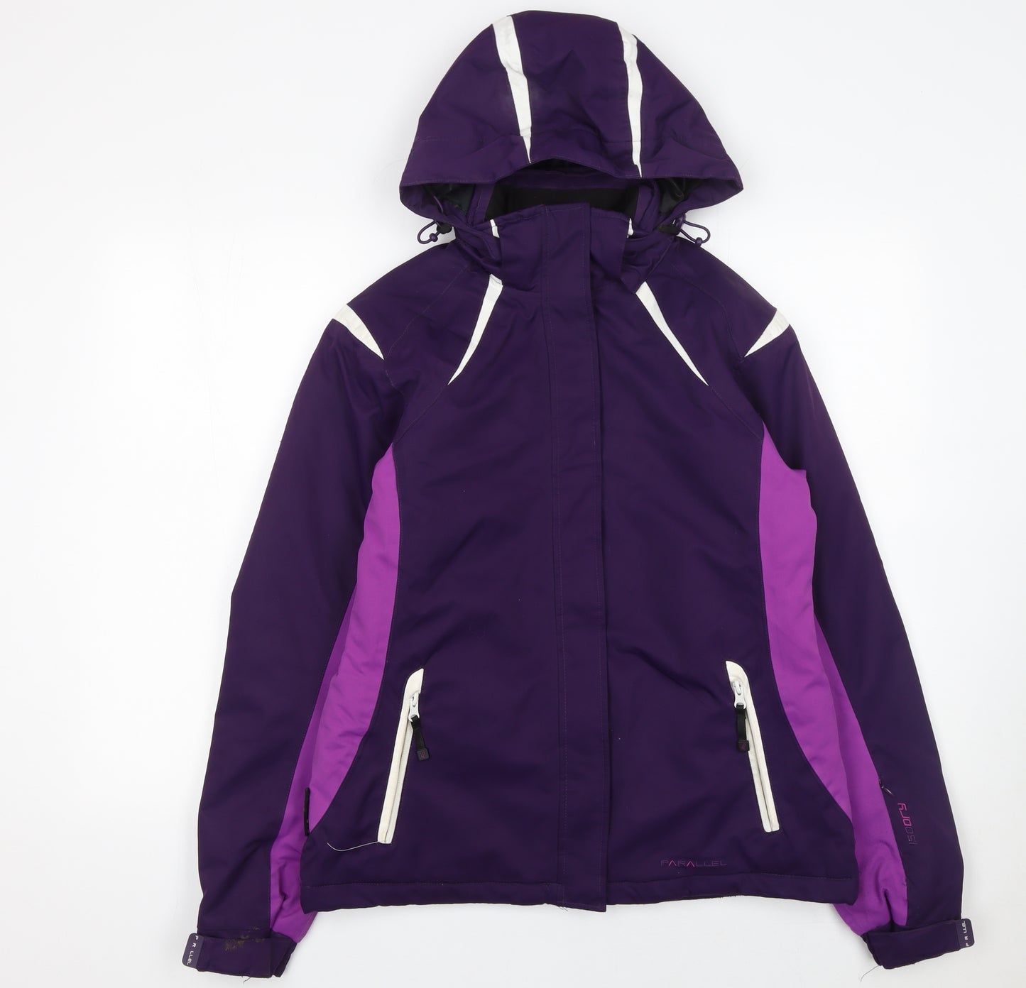 Parallel Women's Purple Ski Jacket Waterproof Hooded Size 8