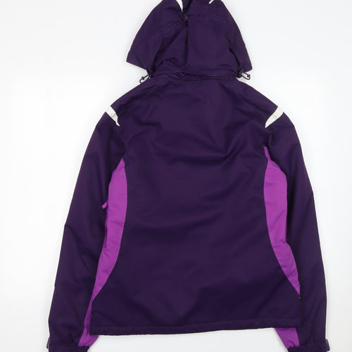 Parallel Women's Purple Ski Jacket Waterproof Hooded Size 8