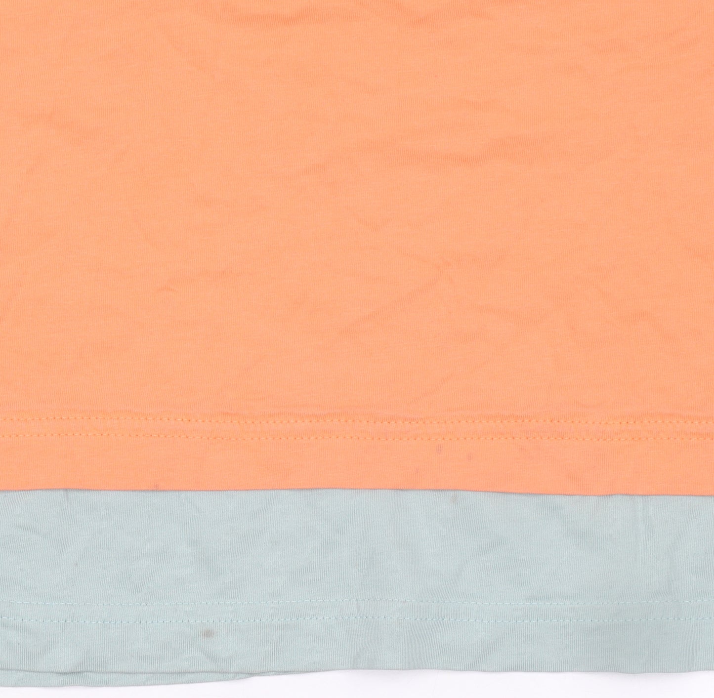 adidas Men's Orange Crew Neck Short Sleeve Cotton T-Shirt Size L