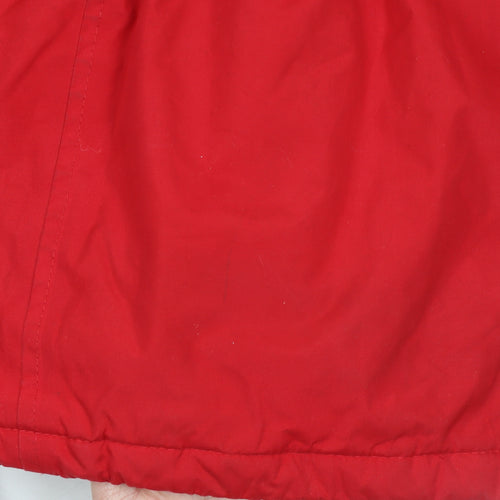 Regatta Women's Red Waterproof Hooded Parka Jacket Size 12