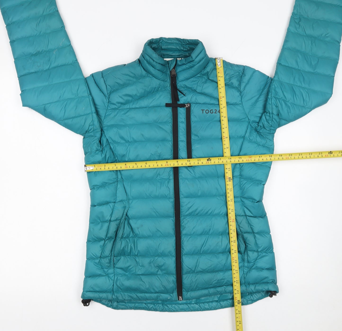 TOG24 Womens Blue Puffer Jacket Size 10 Lightweight Down Outerwear