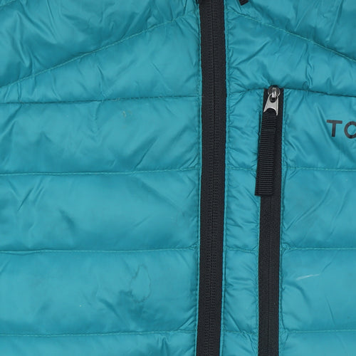 TOG24 Womens Blue Puffer Jacket Size 10 Lightweight Down Outerwear